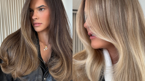Deux femmes avec des cheveux longs.