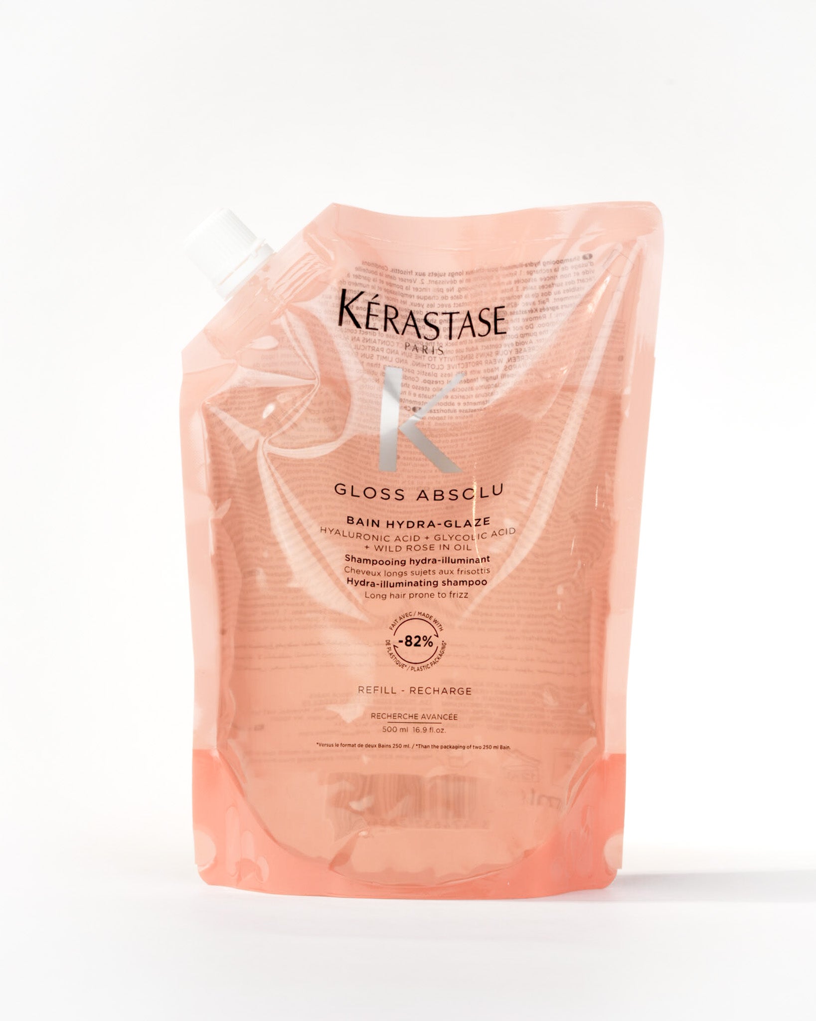 Un sac de rechargedu shampooing Bain Hydra Glaze 