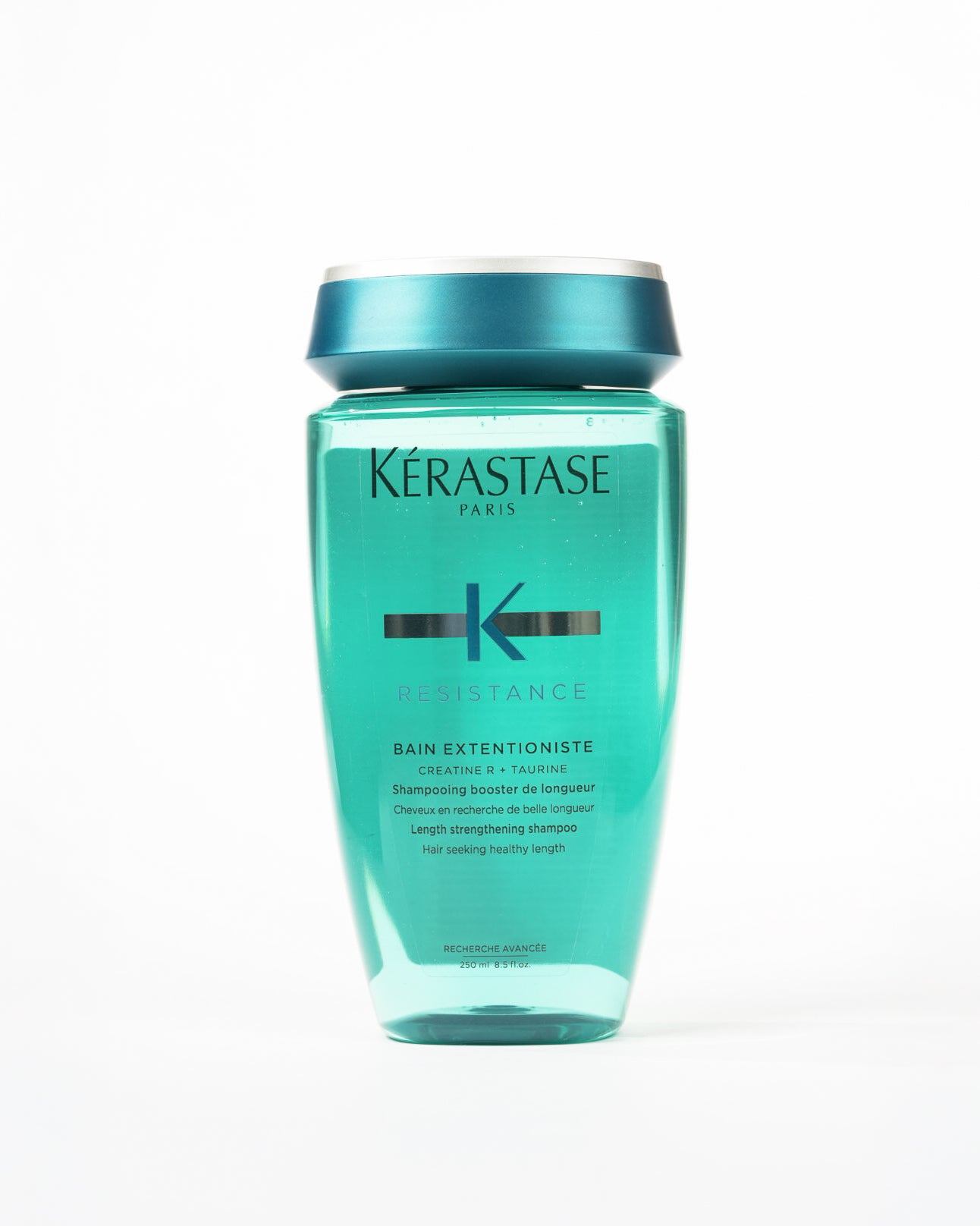 Bouteille verte du shampooing bain extentioniste Kérastase 